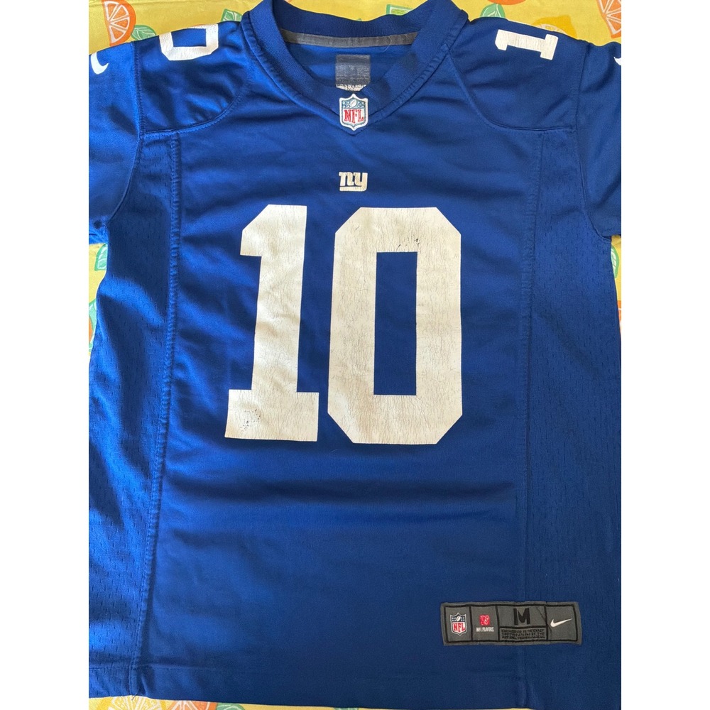 Nike Eli Manning New York Giants Jersey Youth Medium Blue 10